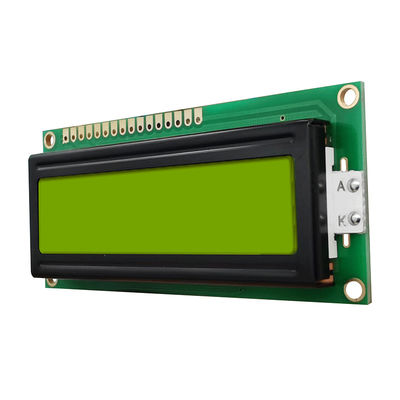 59.46x5.96mmの白いバックライトHTM-1601Aが付いている16x1特性LCDの表示