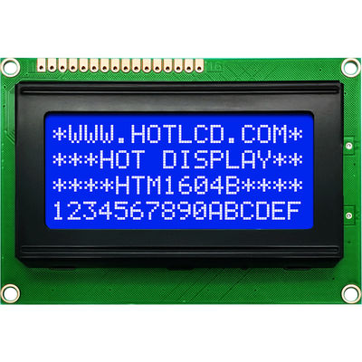 白い側面のバックライトHTM1604Bが付いている穂軸16X4の特性LCDモジュールLCD