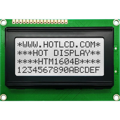 白い側面のバックライトHTM1604Bが付いている穂軸16X4の特性LCDモジュールLCD