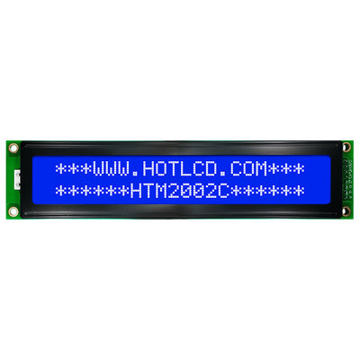 実用的な20x2 LCDの特性モジュール、黄色緑STN LCDモジュールHTM2002C