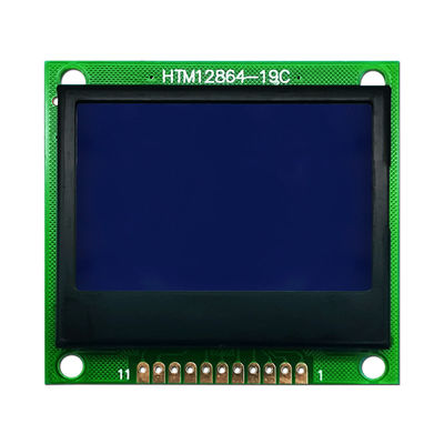 白いバックライトHTM12864-19Cが付いている128X64 FSTN写実的なLCDのモジュール