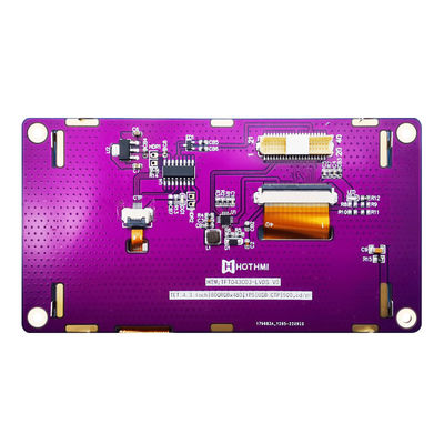 4.3インチ800x480 LVDS TFTの表示容量性IPS TFT LCDの表示