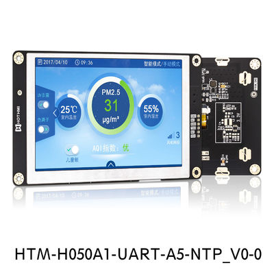 5インチTTLインターフェイスが付いているスマートな連続スクリーン800x480 UART TFT LCDモジュールの表示パネル