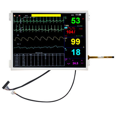 10.4インチIPSの医療機器のための抵抗接触1024x768広い温度TFTの表示パネル