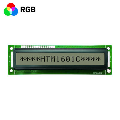 1×16文字のLCDディスプレイです FSTN+とRGBバックライト