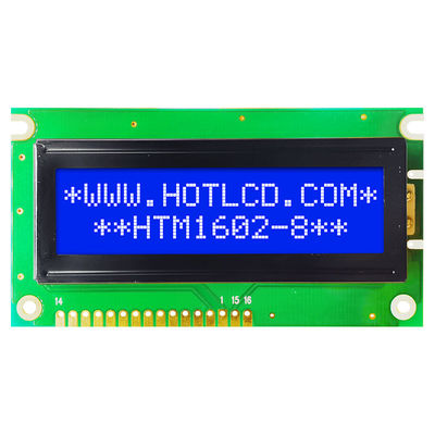 緑のバックライトHTM1602-8が付いている2X16 LCMの特性LCDモジュール