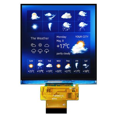 4インチ480x480の点はTFT LCDの表示の日光読解可能なSPI RGB ST7701Sを平方する
