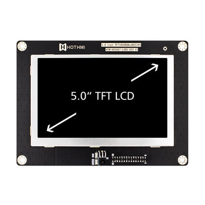 5.0インチIPS 800x480の広い温度TFT LCDモジュールの表示パネルLVDS